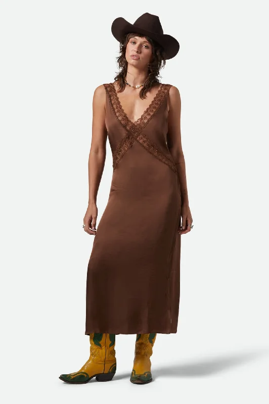 Special Discounts Inside!The Ridge Slip Dress - Pinecone Brown