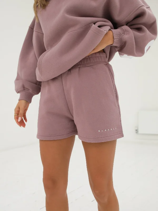 One Click Away from Big Savings!Isabel Jogger Shorts - Dusty Pink