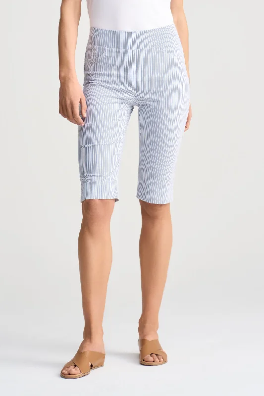 Your Shopping Spree Starts Here!Bengajean® Short Seersucker - Navy & White Stripe