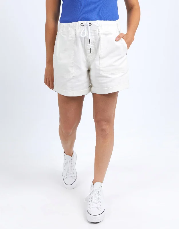 Save More with Every Purchase!Emma Relaxed Denim Short - Vintage White