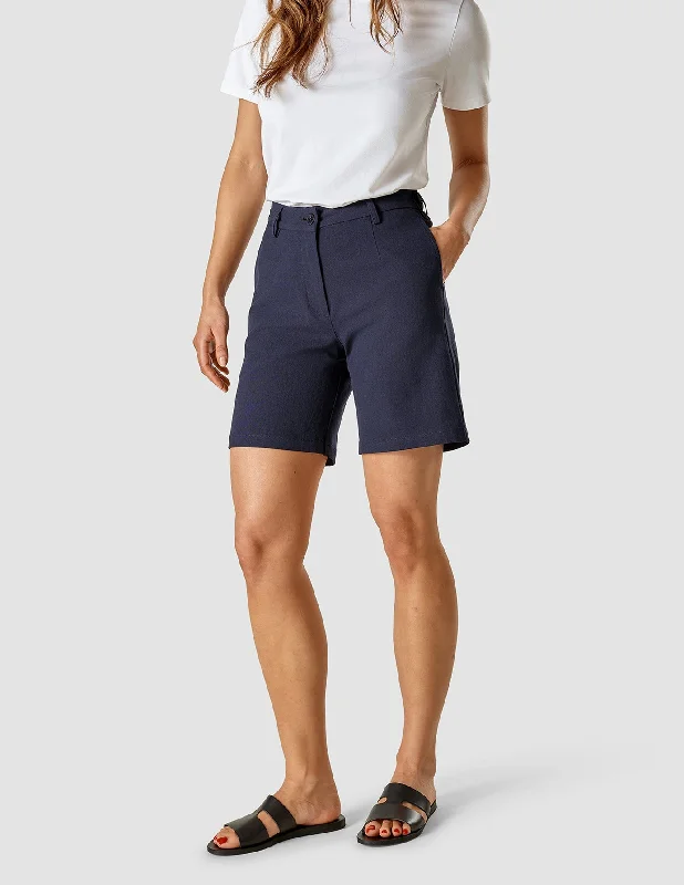 Your Favorite Items on Sale Now!Linen Shorts Navy