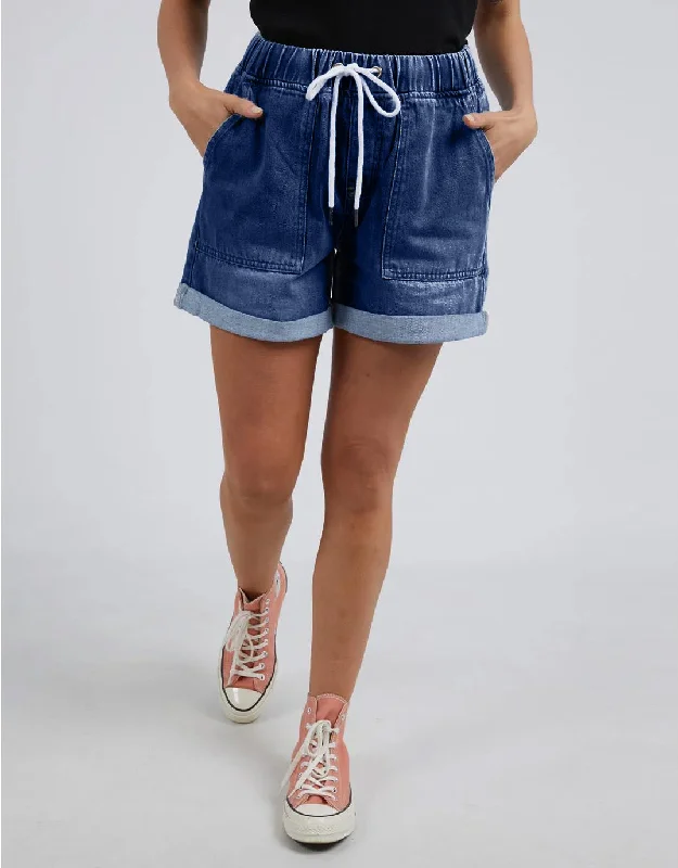 Your Discount is Waiting!Emma Relaxed Denim Short - Dark Blue Wash