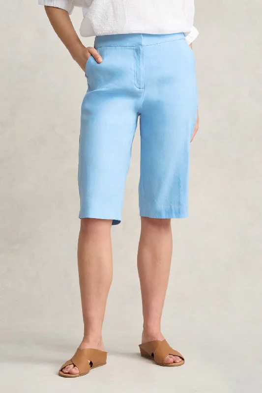 Hurry! While Supplies Last!Stretch Linen Short - Summer Blue