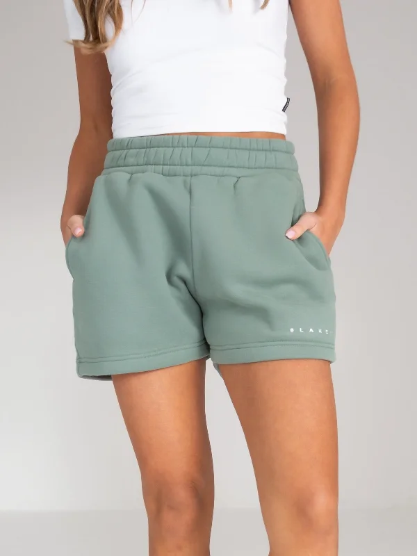 One Day Only – Huge Savings!Isabel Jogger Shorts - Sage Green