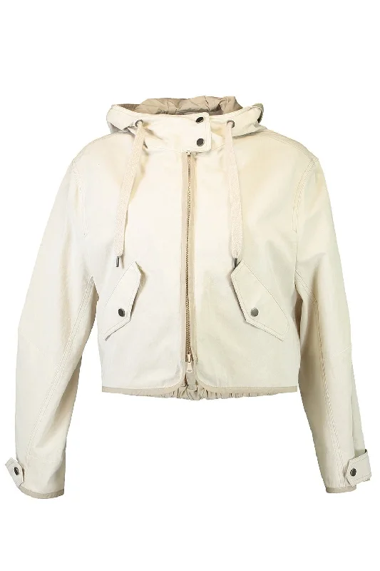 Hooded Crop Jacket