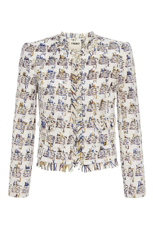 Angelina Blazer - Ivory Multi