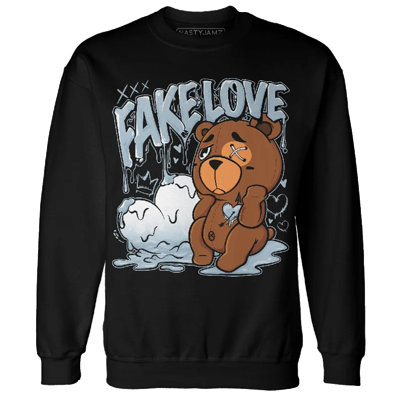 NastyJamz Blue Grey 13s Sweatshirt Match Fake Love BER