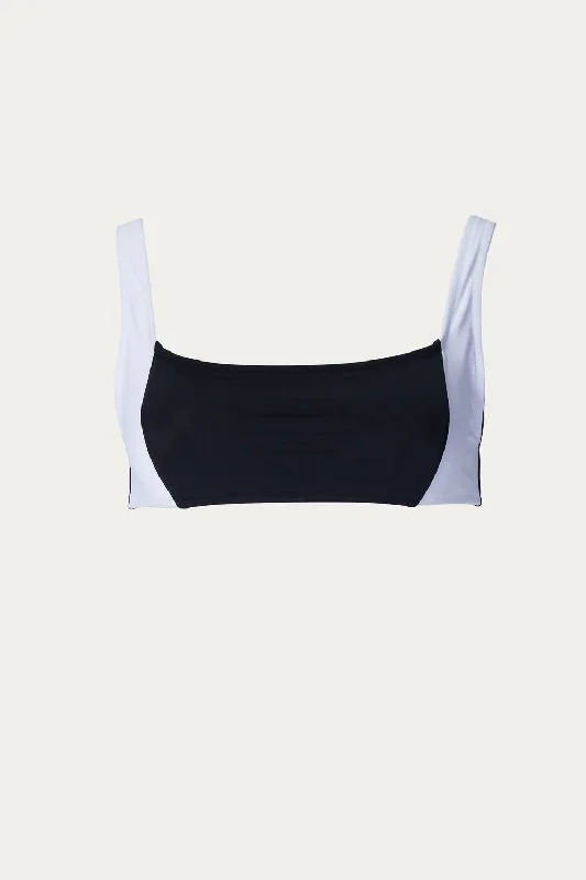 Euterpe Bikini Top In Black/white