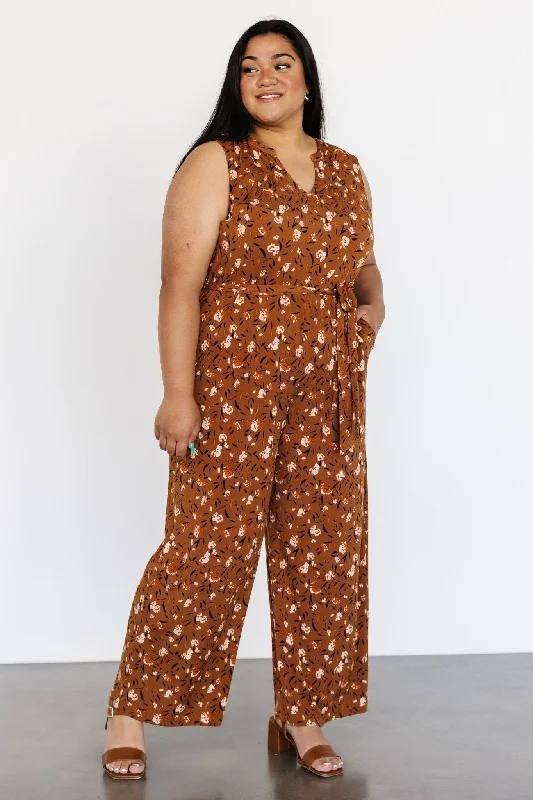 Grove Tank Jumpsuit | Copper Multi