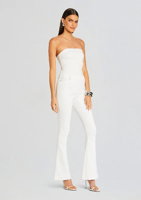 Jeanette Stretch Denim Jumpsuit