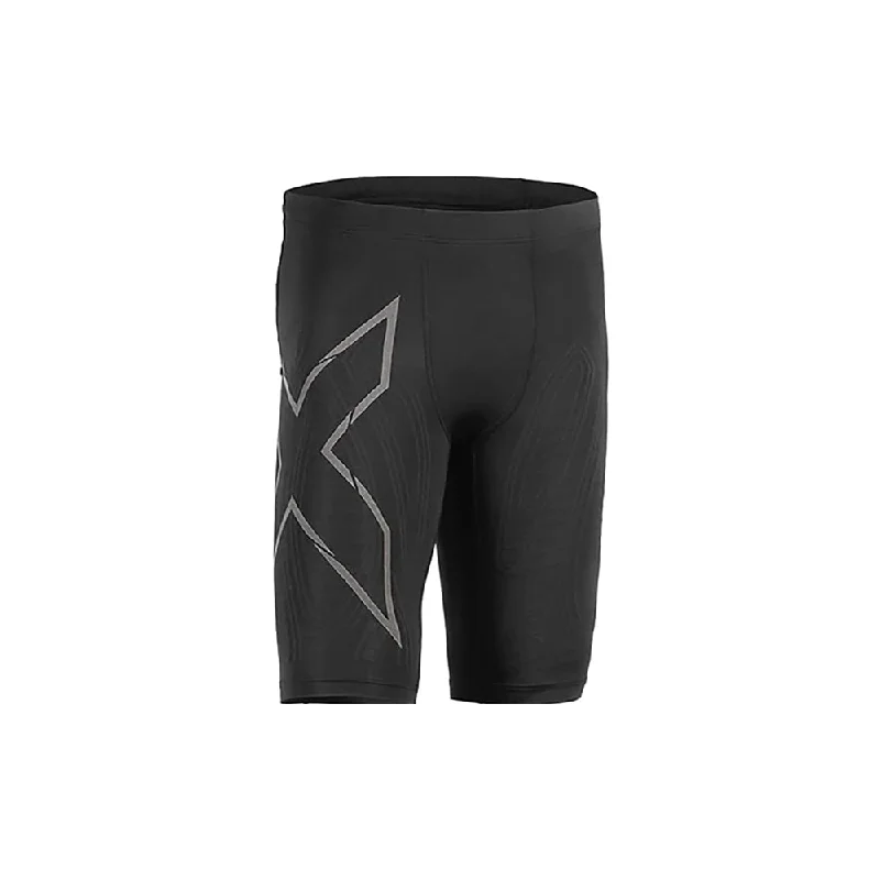 2XU Light Speed Compression Shorts - Black/ Black Reflective