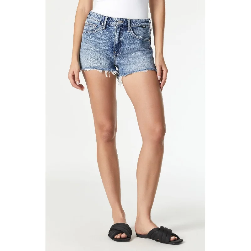 Mavi Rosie Mid Brushed True Blue Shorts