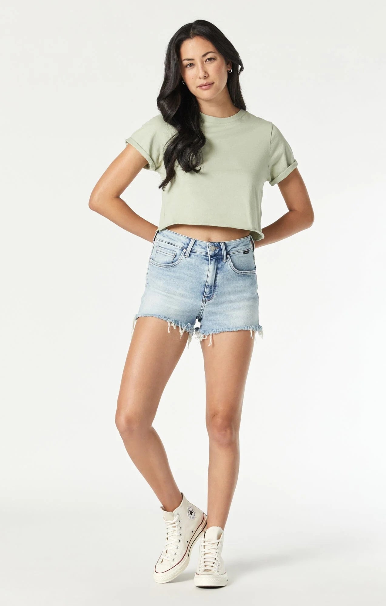 Rosie Boyfriend Shorts Bleached LA Blue