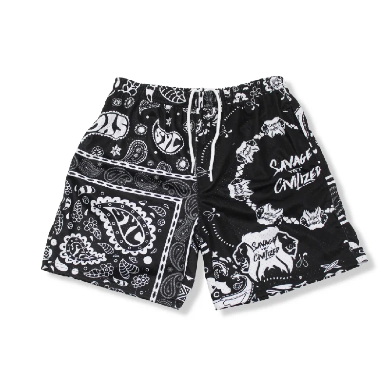 *NEW*SYC Paisleys Mesh Shorts 