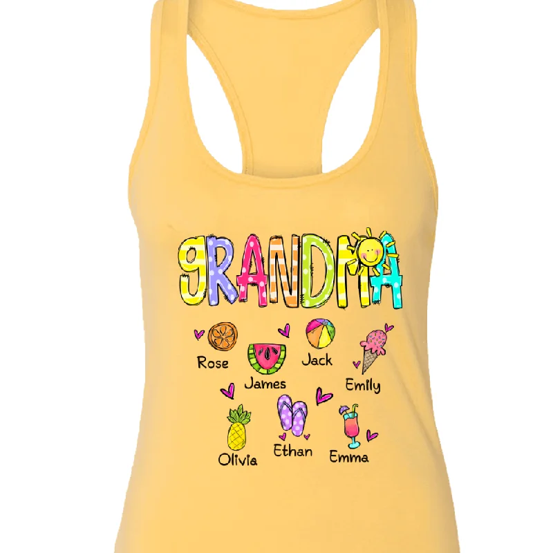 Grandma And Grandkids Summer Tank top