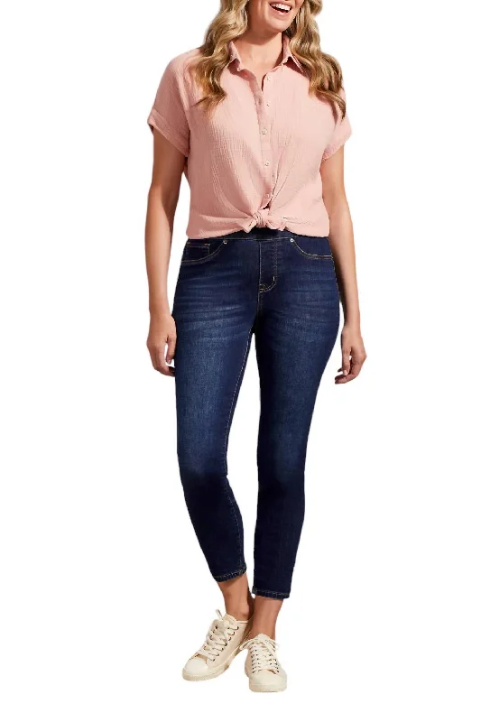 Your Shopping Wish, Our Discount Command!Audrey Pull On Jeans In Deep Ocean