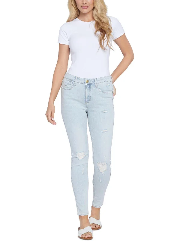 Your Dream Deal is Here!Bombshell Womens Distressed High Rise Skinny Jeans