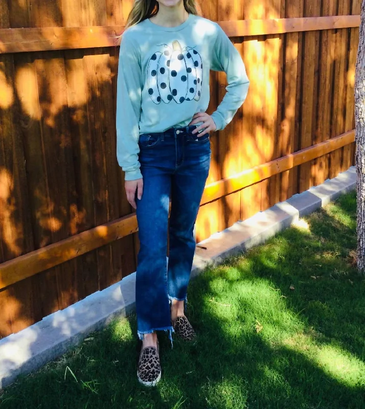 Every Deal is a Steal!Cropped Bootcut Jeans In Medium Blue