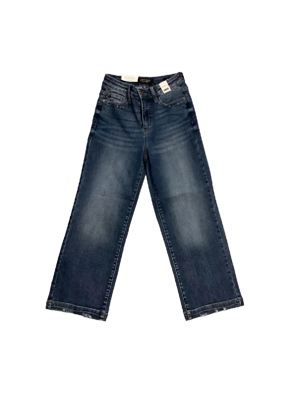 Exclusive Offers You’ll Love!Cropped Wide Leg Jean In Medium Blue