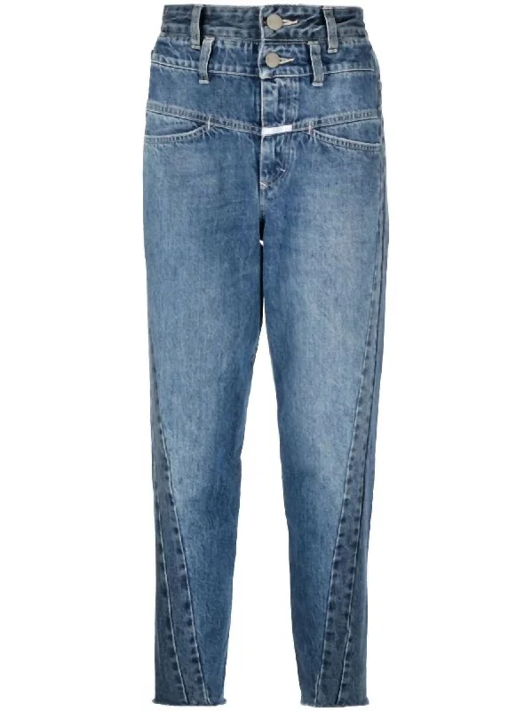 Your Best Deals Are Here!Curved X Jean Cropped Jeans In Medium Blue