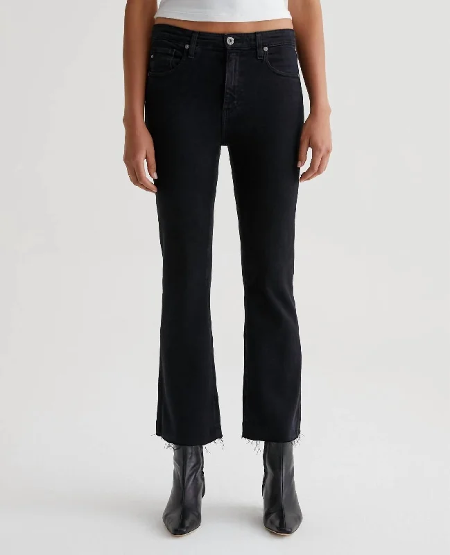 Limited Time Offer!Denim Farrah Boot Crop Jeans In Hidden Pine