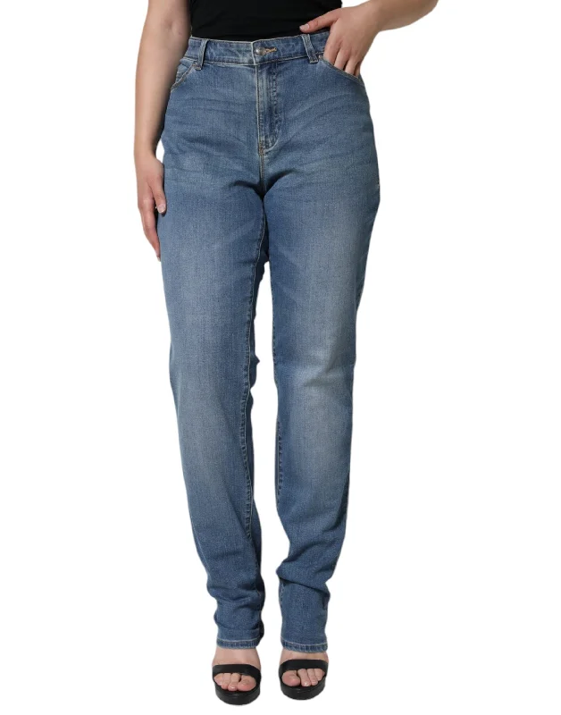 The Best Sale of the Year!Emporio Armani  Washed High Waisted Skinny Women  Women's Jeans (Pre-Owned)