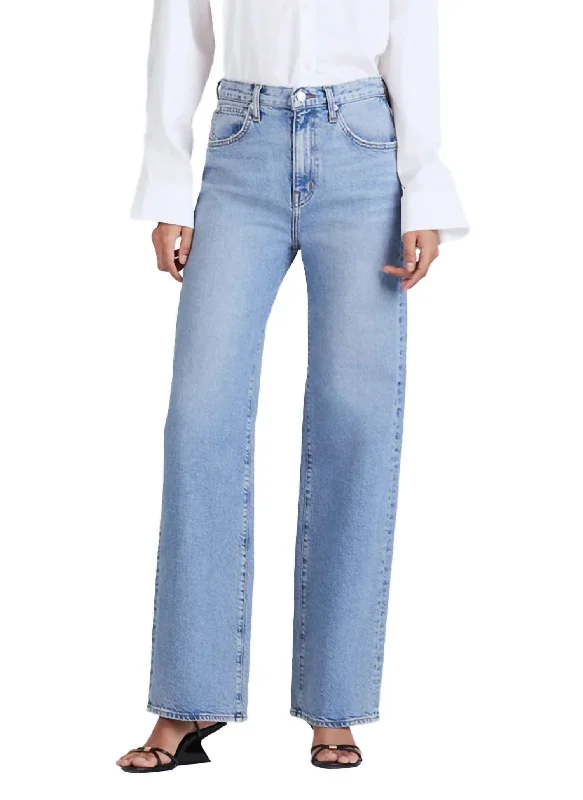 Mega Sale Happening Now!Faye High Rise Tailored Wide Leg Jean In Sutton