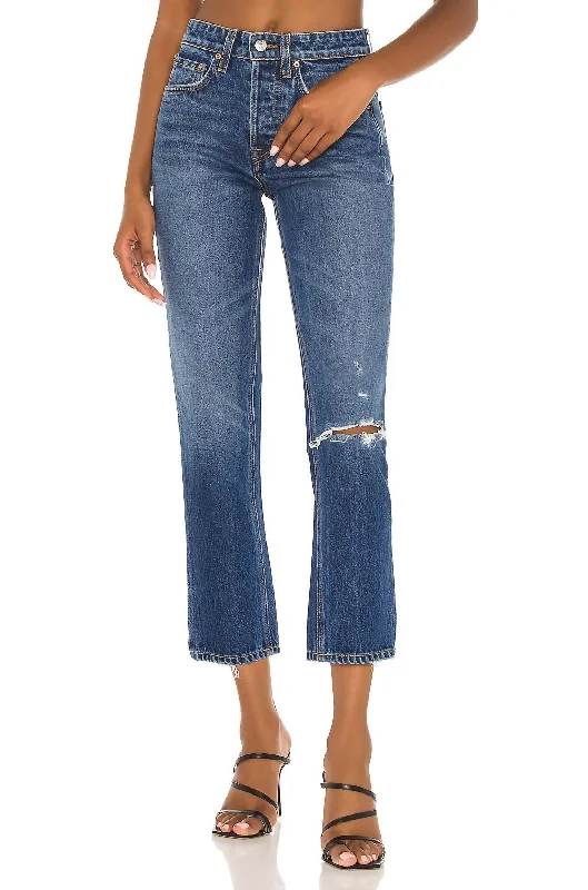 The Best Offers Are Here!Karolina High Rise Straight Crop Jean In Midtown