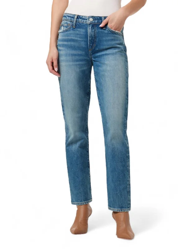 Great Deals, Just for You!Lara Mid Rise Cigarette Ankle Jean In Evoke