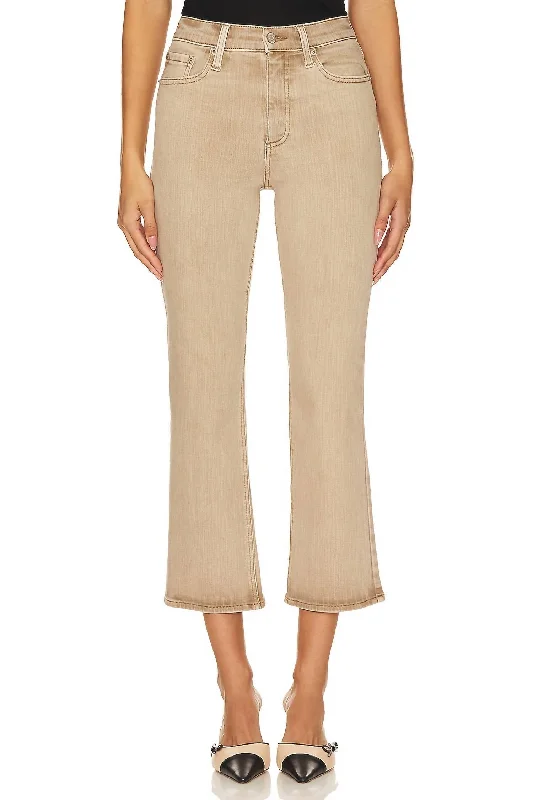 Steals and Deals Await!Lennon High Rise Crop Boot Jeans In Mink Snow
