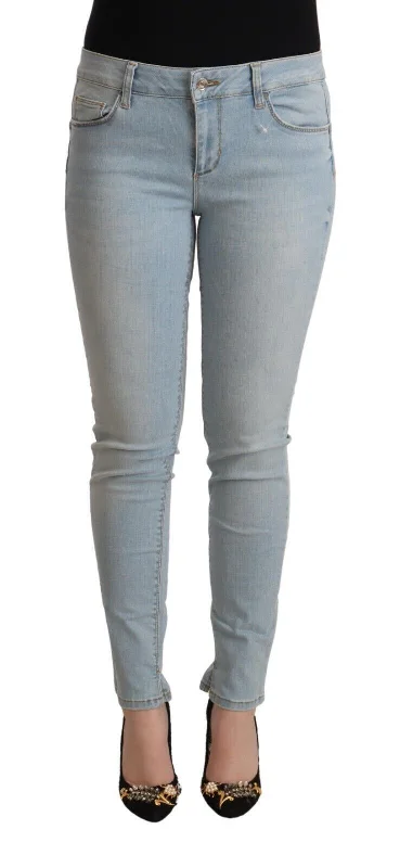 Flash Sale – Act Fast!Liu Jo  Cotton Mid Waist Slim Fit  Women's Jeans