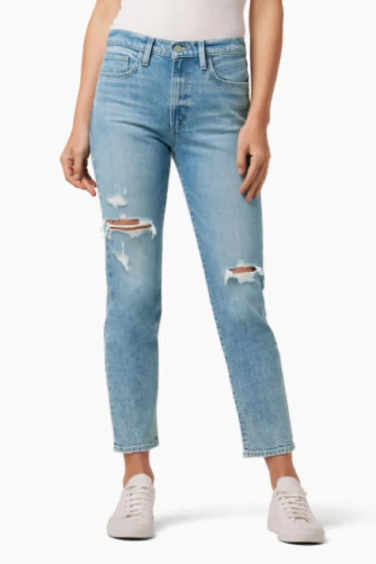 Save Money, Shop Happy!Luna High Rise Cigarette Ankle Jean In Endless
