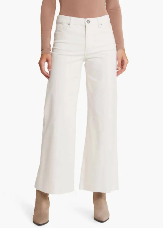 Bigger Savings, Better Shopping!Meg High Rise Fab Ab Raw Hem Denim Jeans In Optic White