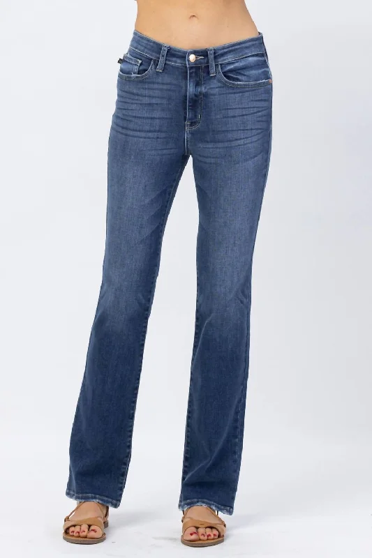 Special Offer – Act Fast!Non Distressed Bootcut Jeans In Medium Wash
