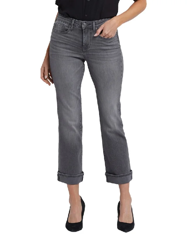 Limited Stock Available!NYDJ Barbara Harbor Gray Ankle Crop Jean