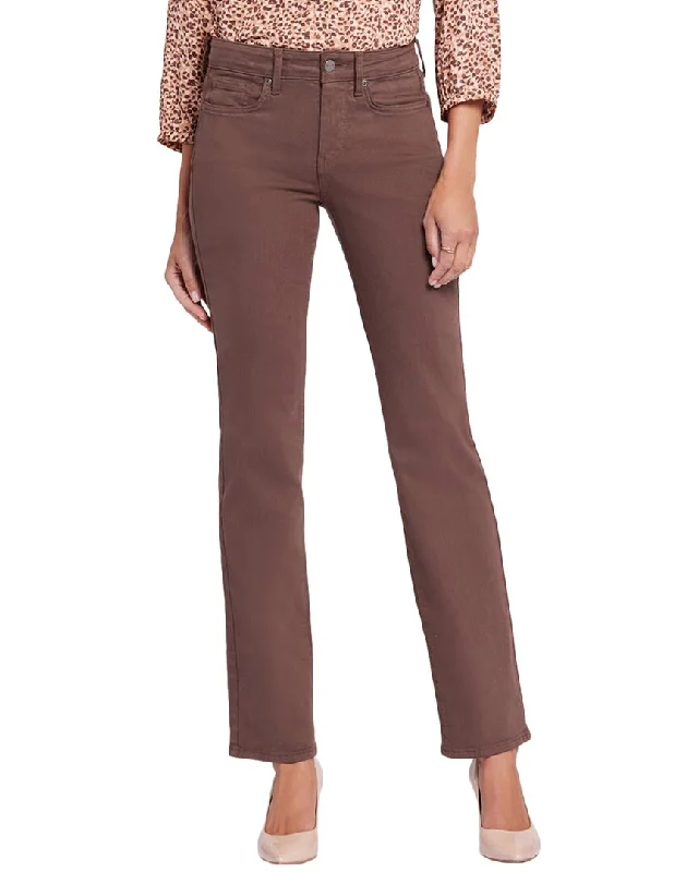 The Best Offers Are Here!NYDJ Petite Marilyn Coffee Bean Straight Leg Jean
