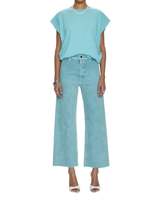 Score Big Savings Today!Penny Crop Jean In Aqua Snow