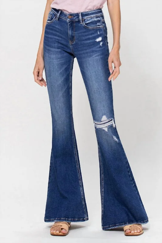 Price Drops You’ll Love!Phoenix Mid Rise Flare Jean In Blue