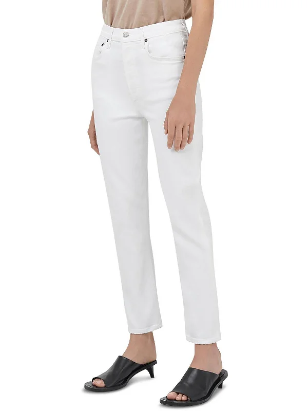 Exclusive Deals Just for You!Riley Womens High Rise Denim Cropped Jeans