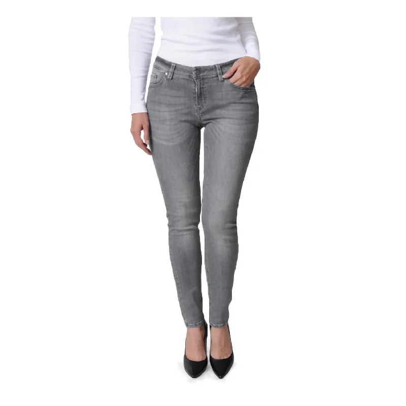 Save More with Every Purchase!Sinty Slim Leg Jeans In Grey
