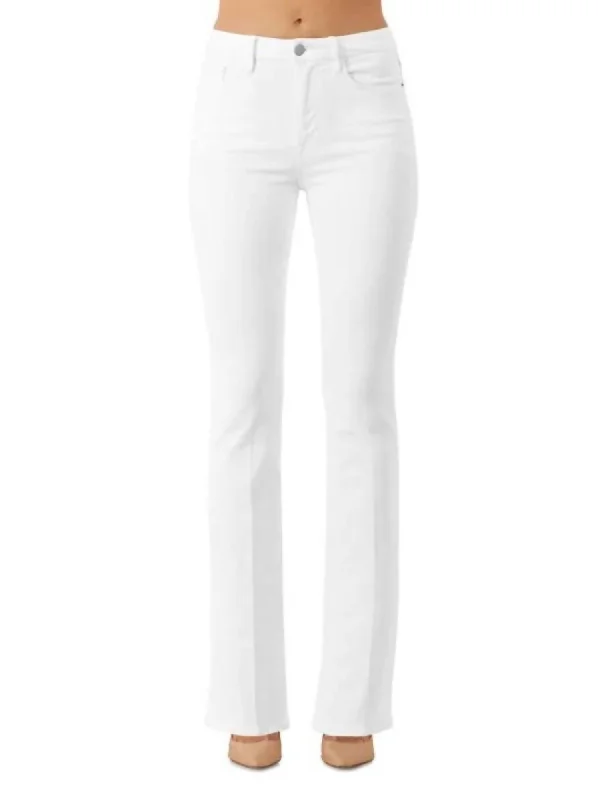Every Deal is a Steal!Starlet Mid Rise Bootcut Jeans In White