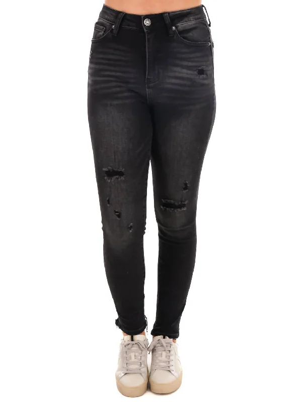 One Day Only – Huge Savings!Time Of Your Life Vintage Skinny Jeans In Black