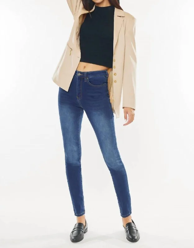 Save Up to 50% Off!Vanessa High Rise Super Skinny Jeans In Medium Stone Wash