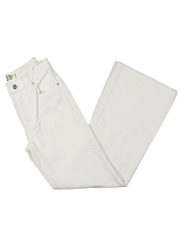 Exclusive Offers You’ll Love!Womens Denim Released Hem Straight Leg Jeans