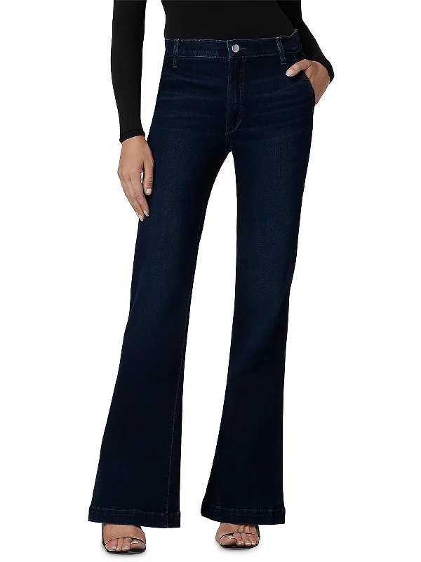 Save More with Every Purchase!Womens High Rise Trousers Flared Jeans
