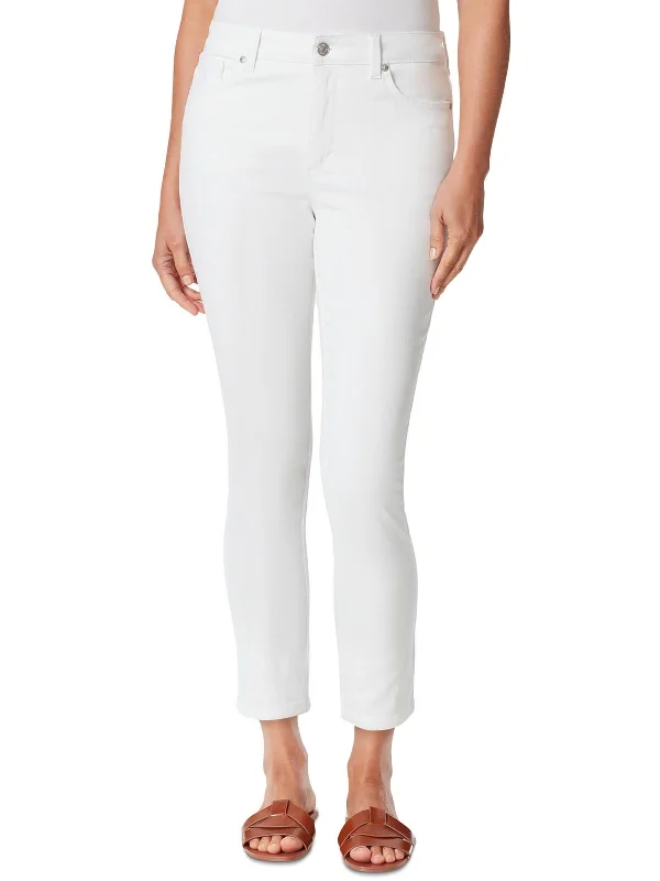 Save Like Never Before!Womens Textured High Rise Ankle Jeans