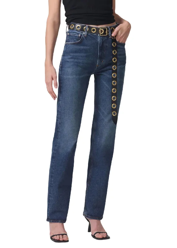 Score Huge Discounts Today!Zurie Straight Leg Jean In Garnish