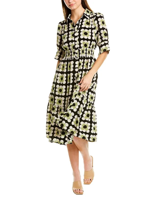 Score Big Savings Today!Gracia Floral Shirtdress