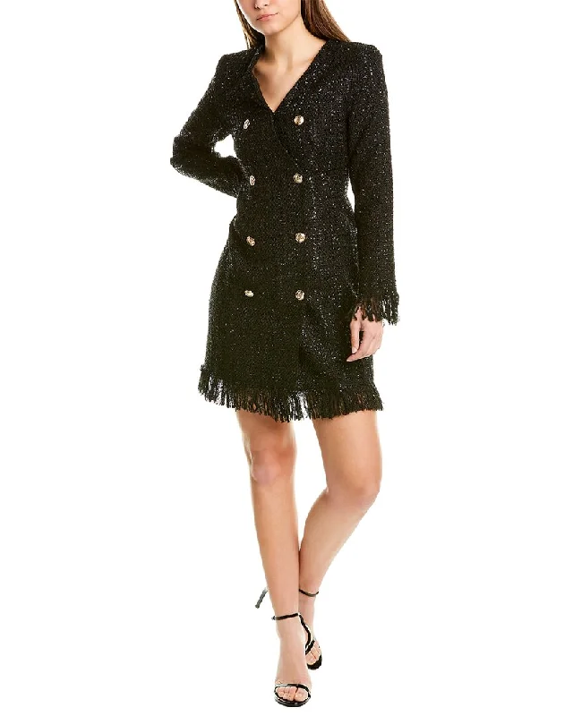 Score Huge Discounts Today!Gracia Tweed V-Neck Sheath Dress