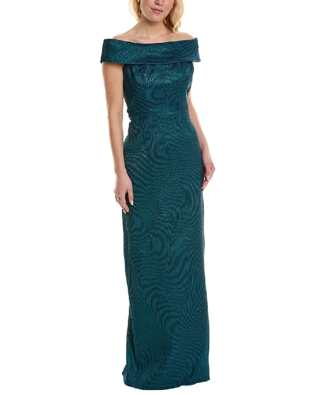 Only a Few Left – Order Now!Teri Jon by Rickie Freeman Off-The-Shoulder Gown